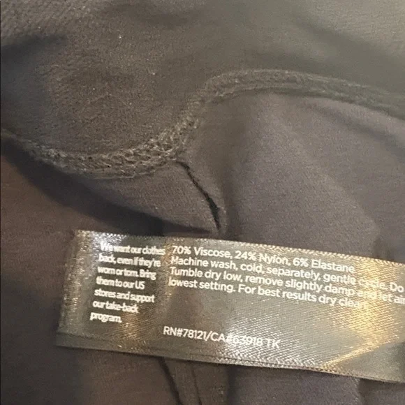 Eileen Fisher Crepe Pull On Pants Size XS.  B95 - Picture 5 of 9